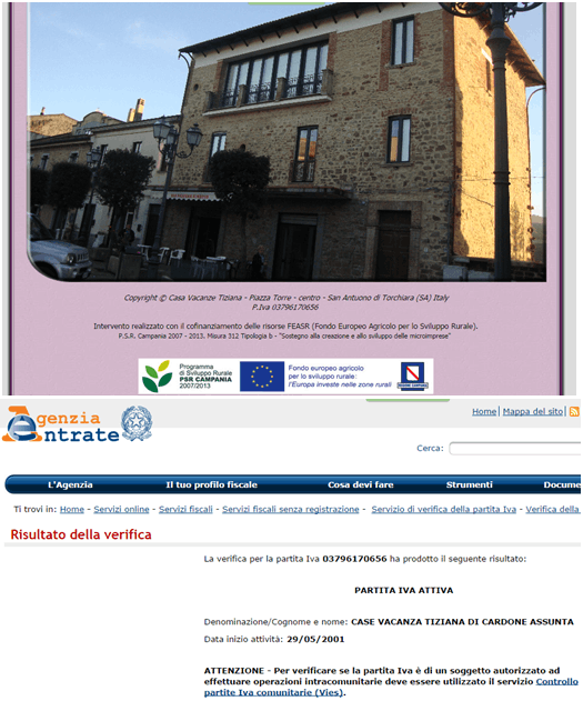 Casa Vacanze Tiziana Fondi Europei