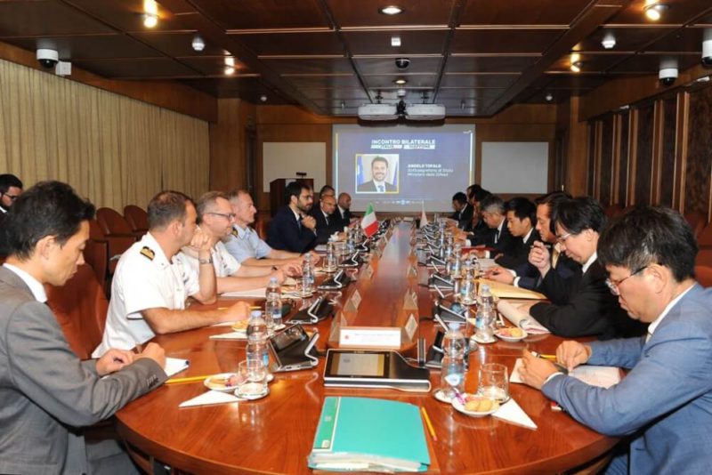 Incontro bilaterale Italia Giappone angelo tofalo movimento 5 stelle