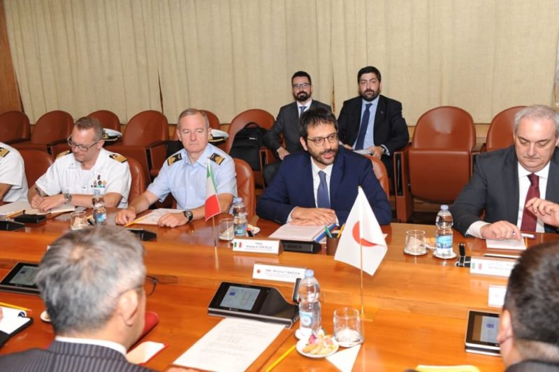 Incontro bilaterale Italia Giappone angelo tofalo movimento 5 stelle