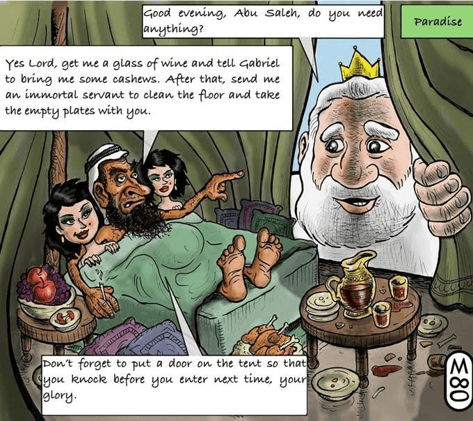 Nahed Hattar assassinato postato profilo facebook vignetta