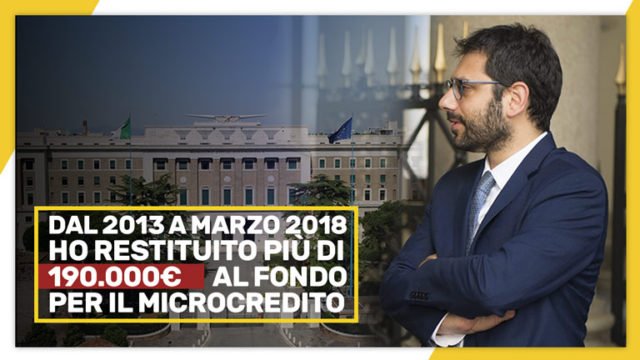 restituzioni angelo tofalo microcredito pmi movimento 5 stelle restituzioni angelo tofalo microcredito pmi movimento 5 stelle