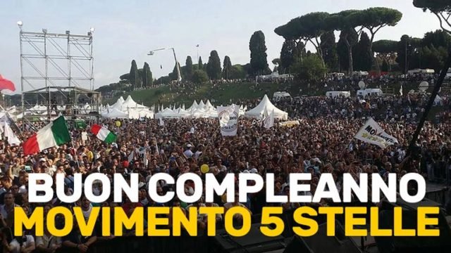 BUON COMPLEANNO MOVIMENTO 5 STELLE BUON COMPLEANNO MOVIMENTO 5 STELLE