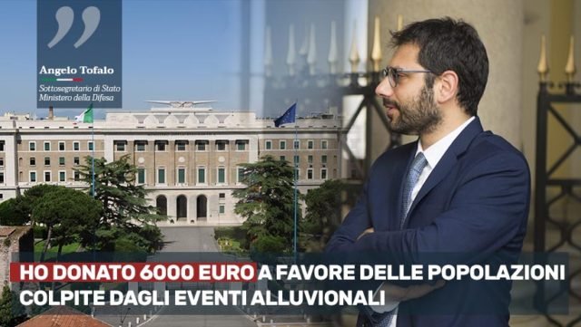 m5s restituzioni donazioni 2018 m5s paesi alluvioni angelo tofalo ha donato 6000 EURO a favore delle popolazioni colpite dagli eventi alluvionali comuni m5s restituzioni tofalo m5s donazioni 2018 m5s paesi alluvioni angelo tofalo ha donato 6000 EURO a favore delle popolazioni colpite dagli eventi alluvionali comuni