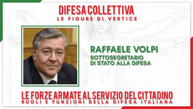 RAFFAELE VOLPI raffaele volpi sottosegretario ministero difesa collettiva materie delegate