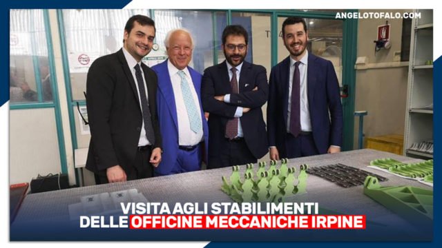 Visita-agli-stabilimenti-delle-Officine-Meccaniche-Irpine-angelo-tofalo-carlo-sibilia-officine-meccaniche-irpine-airbus-boeing-lockheed-martin-augusta-westland-industria-difesa