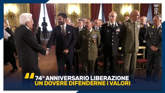 presidente della repubblica sergio mattarella angelo tofalo sottosegretario ministero difesa generale farina