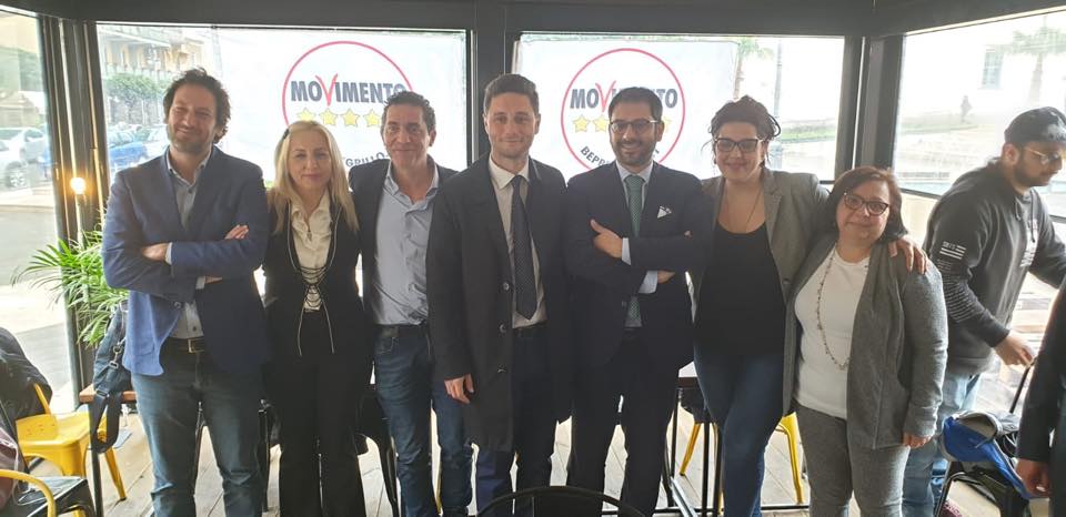 movimento 5 stelle pagani candidato Sindaco Santino Desiderio andrea cioffi angelo tofalo