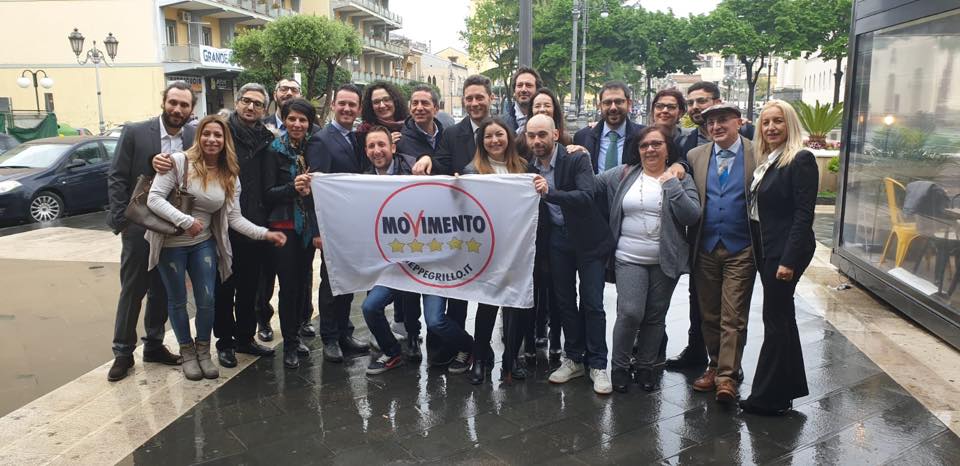 movimento 5 stelle pagani candidato Sindaco Santino Desiderio andrea cioffi angelo tofalo