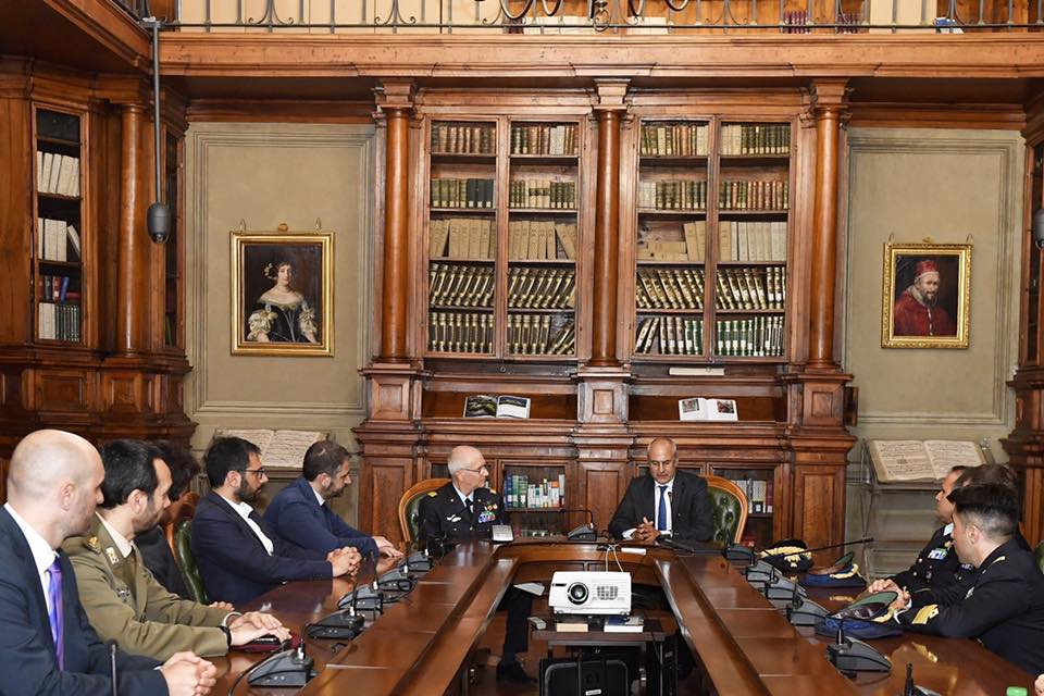 Angelo Tofalo Salvatore Micillo Alberto Rosso Fabrizio Curcio Terra dei Fuochi collaborazione tra Aeronautica e Presidenza del Consiglio
