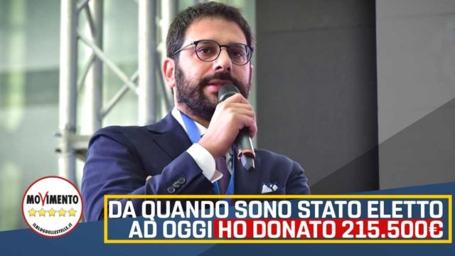 Il-Sottosegretario-Angelo-Tofalo-restituisce-215500-euro-stipendio restituzione stipendio parlamentare sottosegretario angelo tofalo movimento 5 stelle