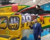 Il Sottosegretario di Stato alla Difesa Angelo Tofalo alla consegna del millesimo elicottero AW139 alle Fiamme Gialle