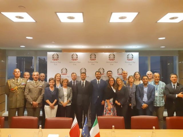 Il Sottosegretario di Stato alla Difesa , Onorevole Angelo Tofalo in missione a Doha City, Qatar (6)