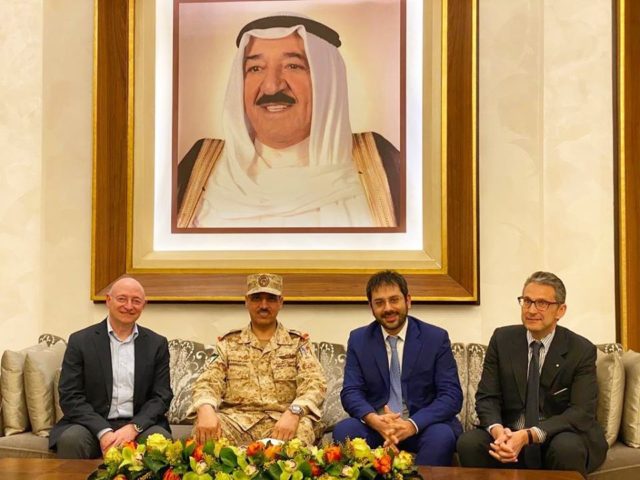 Il Sottosegretario di Stato alla Difesa, Angelo Tofalo, in Kuwait