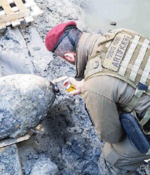 Esercito italiano disinnesca bomba Seconda Guerra Mondiale Marghera Venezia