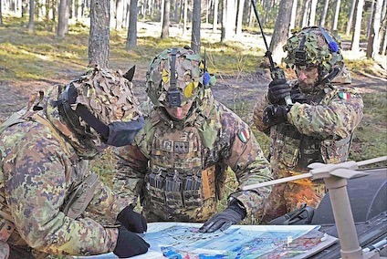 Alpini Esercito Italiano all'esercitazione NATO Steele Quench, in Lettonia