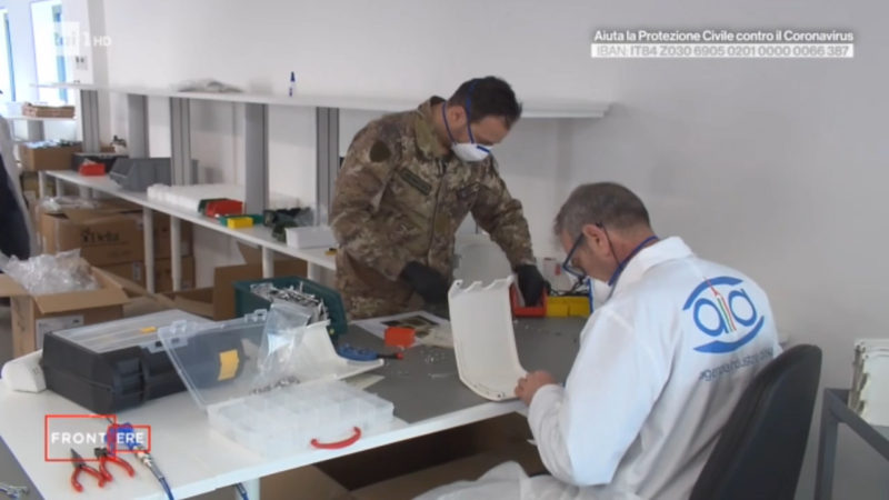 Coronavirus difesa supporto aziende ventilatori polmonari