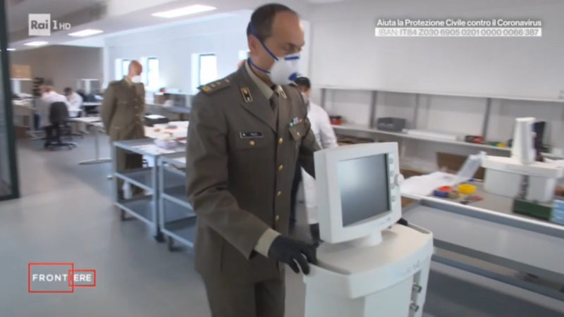 Coronavirus difesa supporto aziende ventilatori polmonari