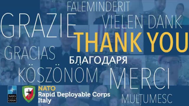 Un enorme Grazie a chi è in prima linea contro il Coronavirus