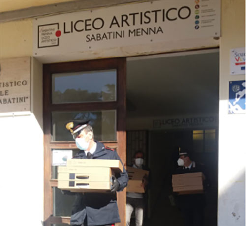 carabinieri computer salerno coronavirus