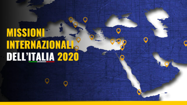 Missioni internazionali Italia 2020