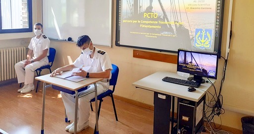 Fine corso Aither della Scuola Navale Militare F. Morosini.