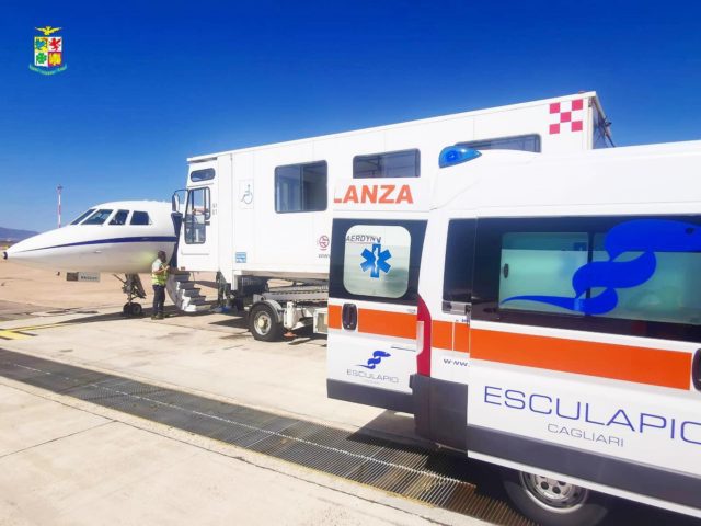 trasporto sanitario urgente aeronautica
