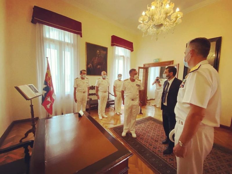 Il Sottosegretario alla Difesa Tofalo in visita all Istituto di Studi Militari Marittimi di Venezia
