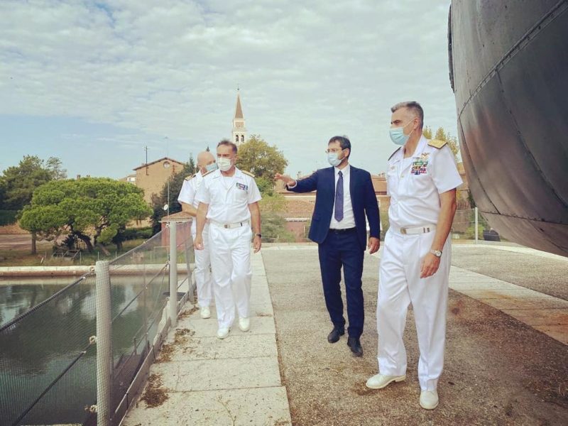 Il Sottosegretario alla Difesa Tofalo in visita all Istituto di Studi Militari Marittimi di Venezia