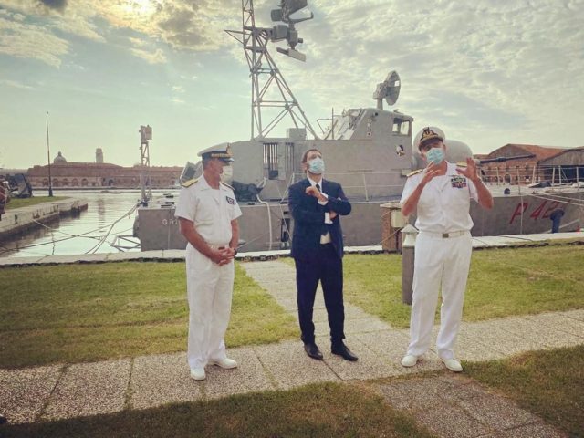 Il Sottosegretario alla Difesa Tofalo in visita all Istituto di Studi Militari Marittimi di Venezia