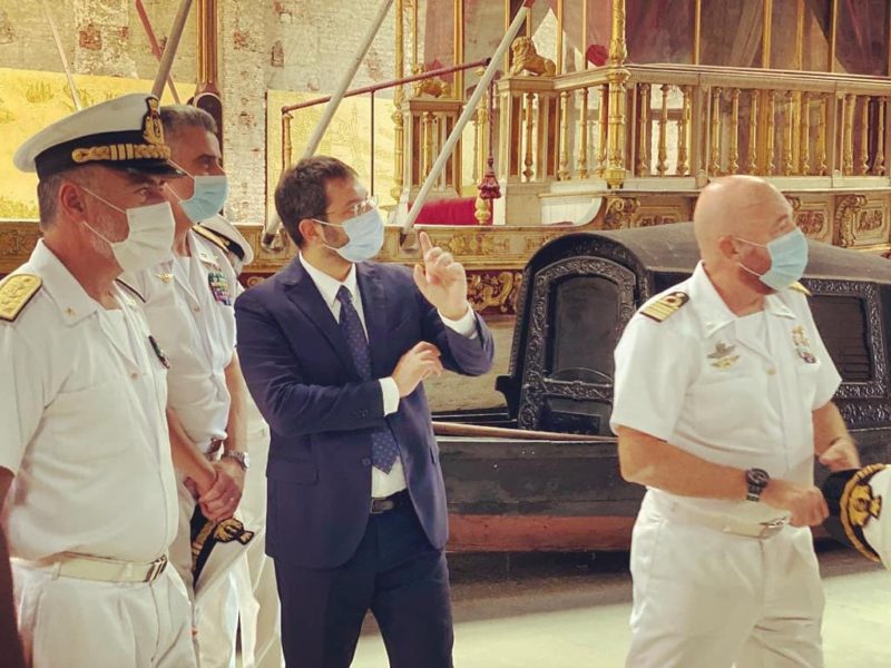 Il Sottosegretario alla Difesa Tofalo in visita all Istituto di Studi Militari Marittimi di Venezia