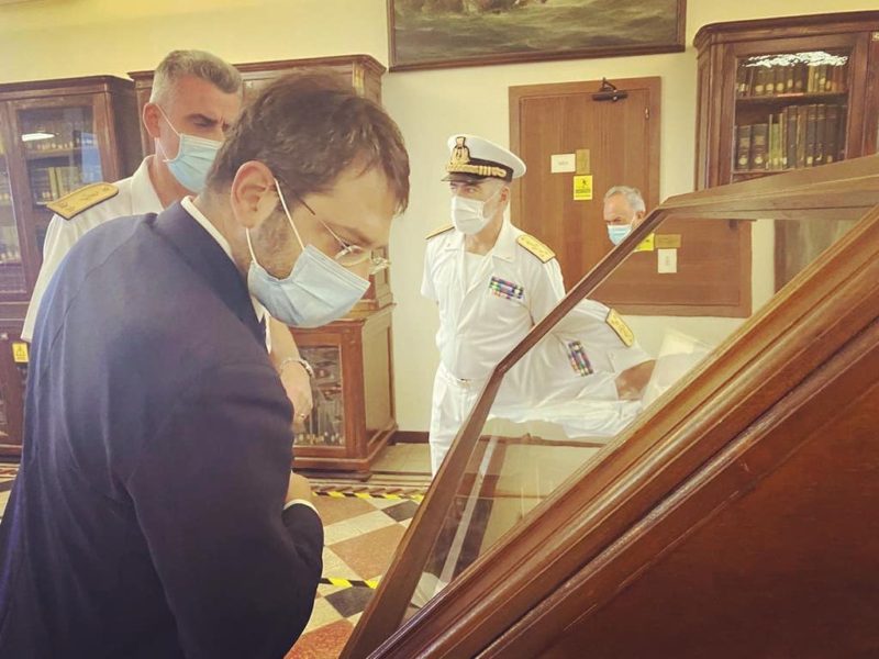 Il Sottosegretario alla Difesa Tofalo in visita all Istituto di Studi Militari Marittimi di Venezia