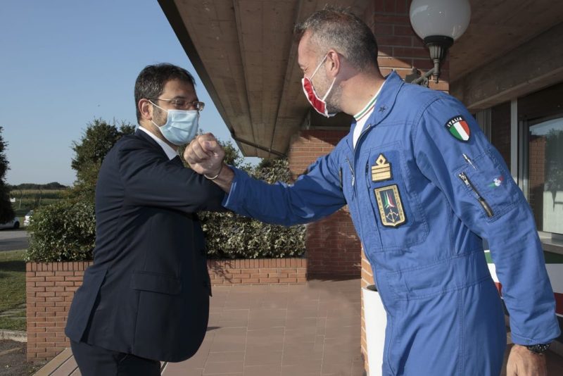 Il Sottosegretario alla Difesa Tofalo visita la Base Aerea di Rivolto