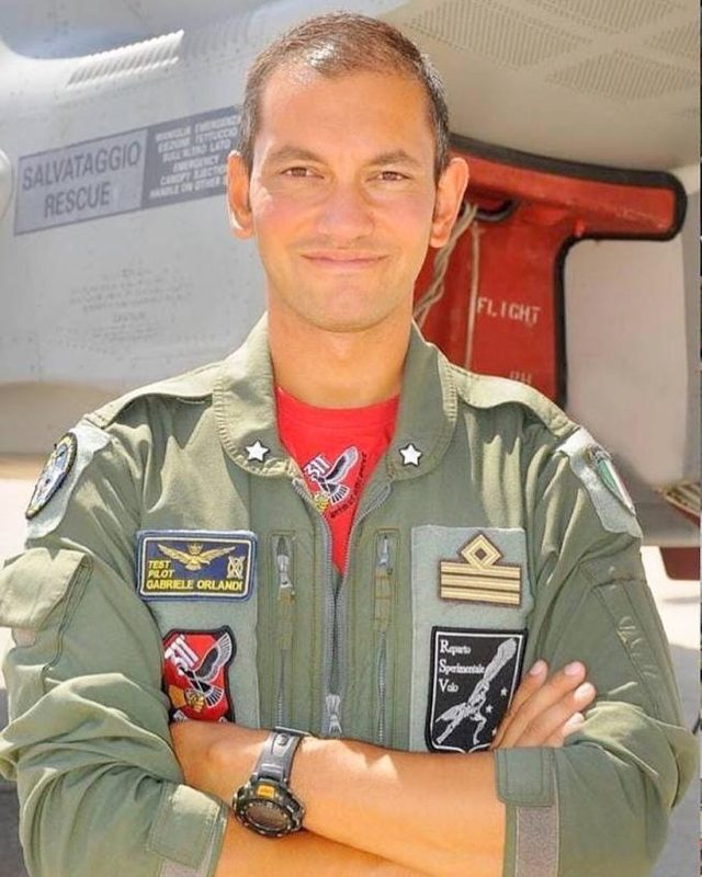 Maggiore Gabriele Orlandi Maggiore Gabriele Orlandi incidente eurofighter