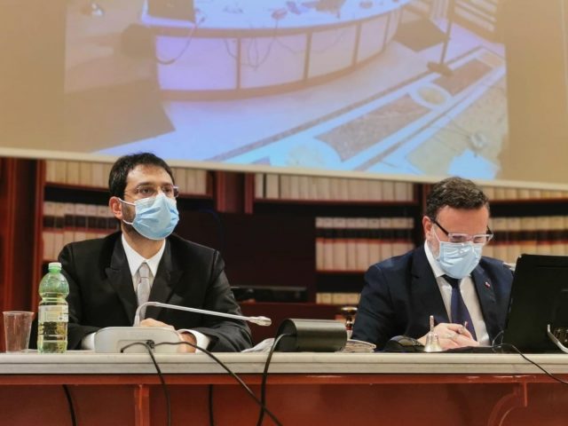 Angelo Tofalo Commissione Difesa Camera dei Deputati con Giuanluca Rizzo