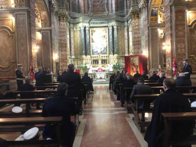 Celebrazione di Santa Barbara angelo tofalo marina militare vigili del fuoco esercito italiano (4)
