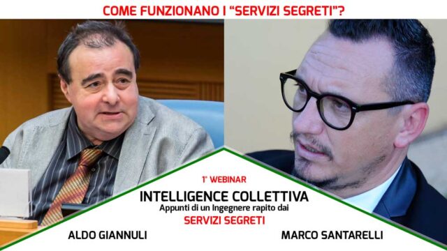 copertina webinar intelligence collettiva servizi segreti aldo giannuli marco santarelli