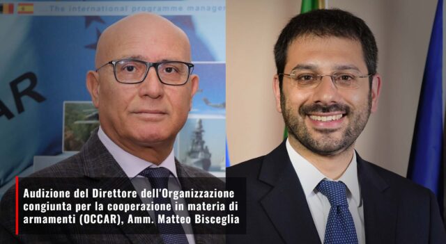 Audizione del Direttore dell'OCCAR in Commissione IV Difesa